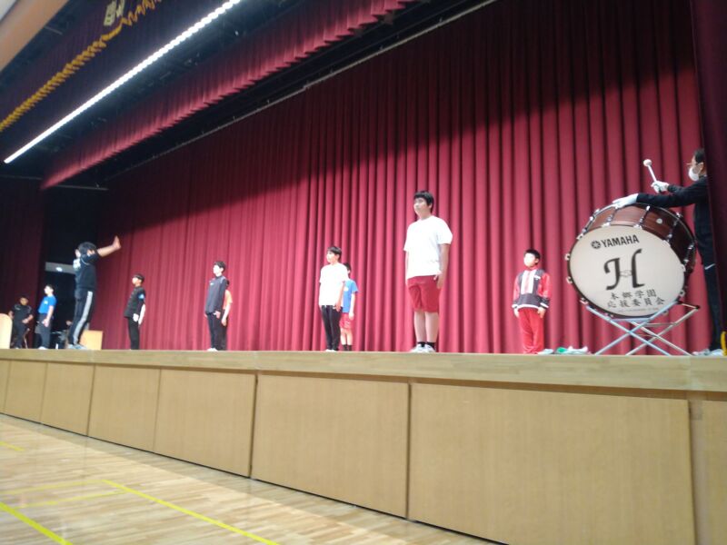 Image for the Tweet beginning: 今日の練習の様子です！
今日は、明日行われる入学予定者説明会に向けて練習しました✨️

#本郷学園 #本郷高校 #本郷中学校 #本郷学園応援団 