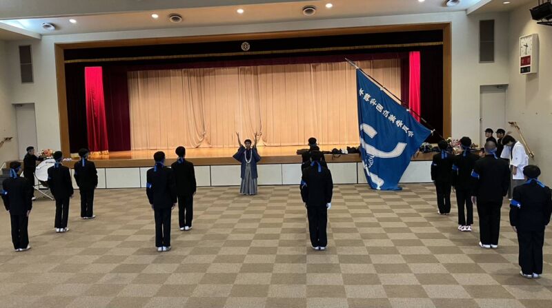 Image for the Tweet beginning: 今日はついに合宿最終日でした✨️
今回の合宿は団員全員が成長でき、充実したものになりました！
ご協力いただいた皆様、ありがとうございました🔥

#本郷学園 #本郷高校 #本郷中学校 #本郷学園応援団 